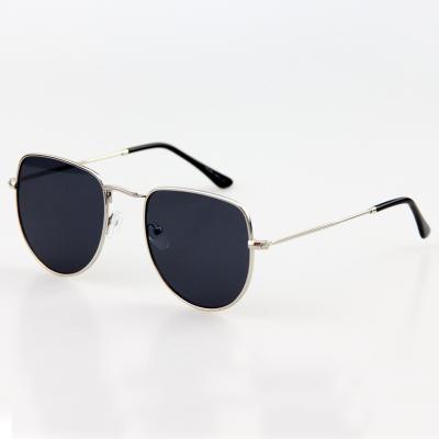 China Luxury Design Ray Band Sunglasses Fashion Sunglasses Men Metal Wire Frame Smoke Lens Sunglasses for sale