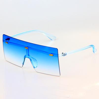 China Type Rectangular Rimless Sunglasses 2021 Attractive Price New Fashion Sunglasses Adults Unisex Sun Glasses for sale