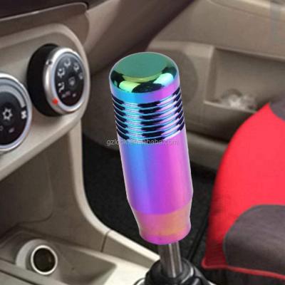 China Aluminum Alloy Eco-friendly Colorful Car Manual Gear Shift Knob Handle Clutch Head 8.5cm/3.3in Gear Stick Shift Lever for sale