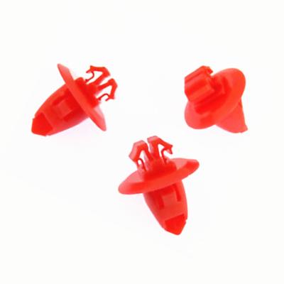 China Eco-Friendly Red Auto Interior Clips Wheel Arch Wing Fender Flare Plastic Trim Clips Retainer Brace For CRUISER for sale