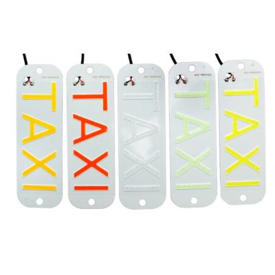 China TAXI LED Signal Light 12V LED Taxi Display Signal Warning Lights Cab Sign Windshield Top Lamp With Sucker for sale