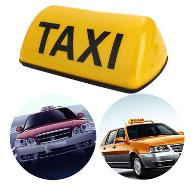 China TAXI TOP Magnetic Waterproof Roof Light LED Lamp 12V TAXI Signal Light Taxi Sign Roof Car Light Lamp for sale