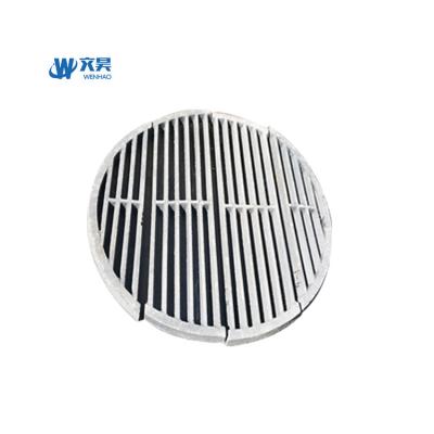 China Factory Quality Assurance Heat Resistant Round Cast Iron Serrated Steel Grating Hot Dip Galvanized for sale