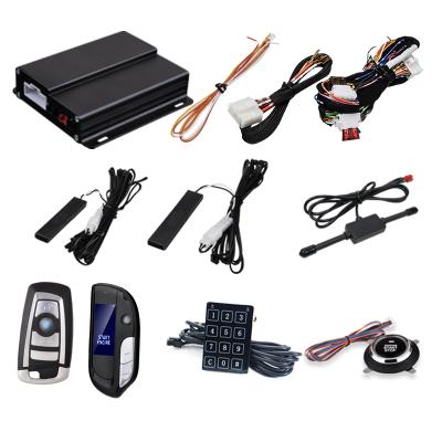 China Auto Lock Unlock Hot Sale China Manufacturer Passive Keyless Entry System Start & Stop Keyless Entry Motor Remote Start Smart Car Alarm for sale