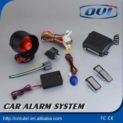 China Universal Keyless Anti-Hijacking Universal Remote Car Alarm Entry System One Way Car Alarm System Vanish for sale