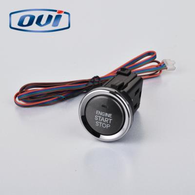 China Anti-hijacking OVI RFID Smart Car Alarm System With Engine Start Stop Ignition Switch Button for sale