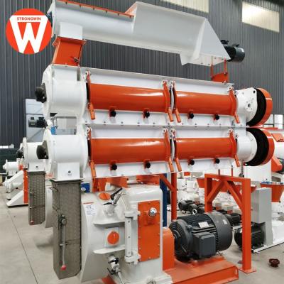 China Plant Strongwin Forage Processing Equipment Animal Feed Pellet Plant Line for sale