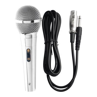 China Handheld Microphone Wired Microphone Metal 4 Meter Wire 6.5mm Plug KTV Home Stage Meeting Professional Dynamic Wired Microphone for sale