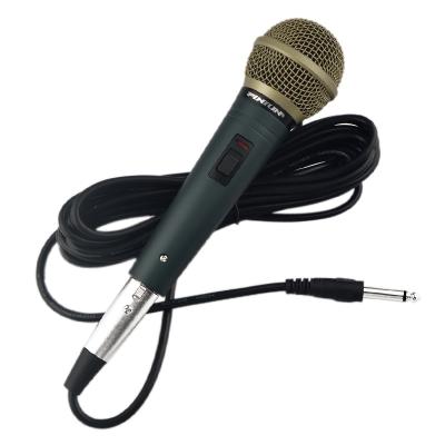 China Handheld Microphone Dynamic Handheld Vocal Cable Microphone For Professional Singing 2021 High Quality New Cable Microphone for sale