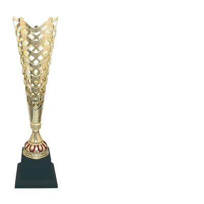 China Cheap Gold Plated Sports Trophy Cup Trophy Customized China Award Trophy for sale