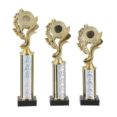 China Nonprofit Organizations Europe Style Award Trophy Football Club Saving Gold And Silver Plated Metal Trophy Award for sale