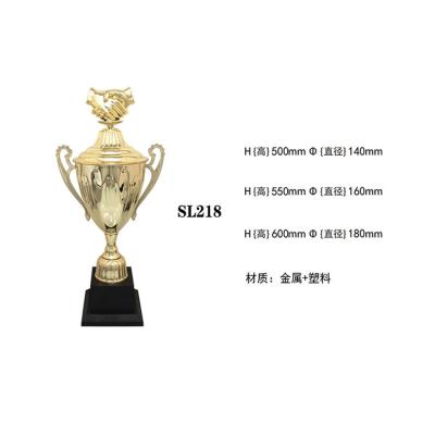 China Wholesale High Quality Custom Metal Trophy China Cheap Classic Cricket Trophy Cup for sale