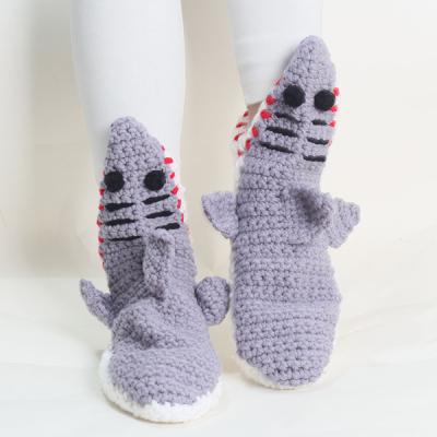 China Unisex 3D Christmas Sports Cartoon Cute Funny Animal Gifts Knit Crocodile Socks for sale