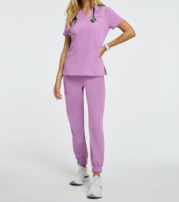 China Breathable Customize Brand New Design Scrub Special Designing Female Style Hospital Uniform Scrubs for sale