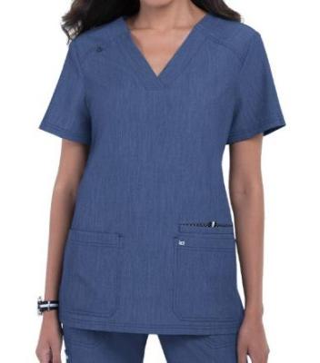 China New Breathable Best-Fitting Colors Hospital Uniforms Medical Scrub Uniform Tops For Female for sale