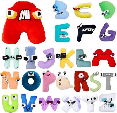 China Plush Alphabet Knowledge 26 Letters Legend Plush Toy Doll Children's Enlightenment for sale