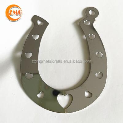 China Wholesale Europe Souvenir Fancy Gifts Metal Letter Pins U Shape With Cutout Hearts for sale