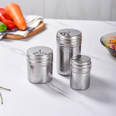 China Sustainable Hot Sale Barbecue Spice Container Pepper Shaker And Low Pepper Shaker Kitchen Utensils Popular for sale