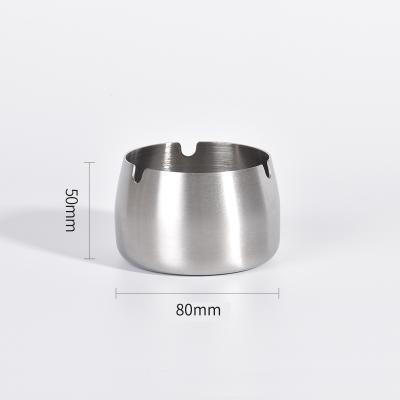 China Cheap Bar Restaurant Hotel Car Price Household Ashtray 5pcs Stainless Steel Ashtray For Car/Bar/Home/Office for sale