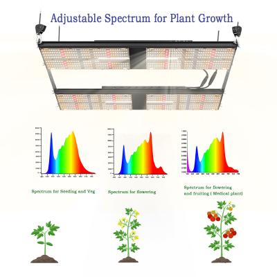 China 4 white switches high efficiency 3000k 5000k lm301h/b customization diodes wholesales IR uv led full spectrum for growing medicinal plants light 480w for sale