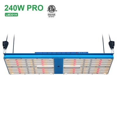 China Seed starting custom garden made in china dlc approved 240w qb288 colorful lm301h led panel factory pre-assembled grow light with UV IR control for sale