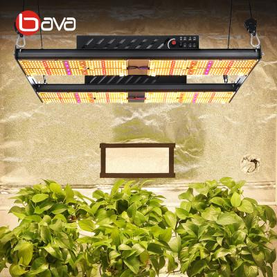 China BAVAGREEN Control BAVAGREEN Dimmable Full Red UV Hortibloom Switch IR Spectrum Flower Booster 660nm Seoul White Sunlight 480w Led Grow Panel Light for sale