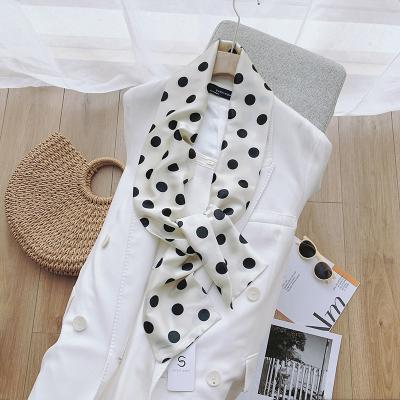 China Korean Printed Silk Scarf Women's Long Spring And Summer Thin Fashion Small Scarf for sale