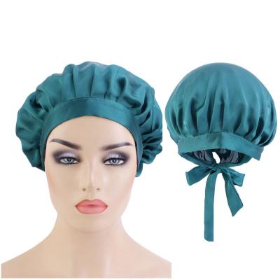 China Silky Image Wholesale Fashion Other Hats Hair Hood Sleep Cap Women Satin Hood for sale