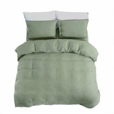 China Nondisposable Linen Bedding Set 100% Linen Duvet Cover Sets Duvet Cover Sets Comfortable Sheet 4 Pieces for sale