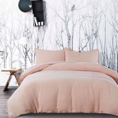 China Nondisposable Breathable Bedding Set Hemp Bedding Set Comforter Cover Hemp Bed Linen Sheet for sale