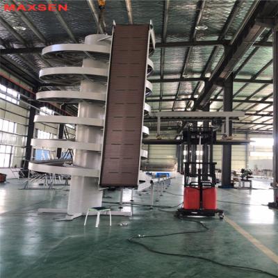 China Maxsen table top chain plastic slat chain plastic conveyor spiral conveyor with manufacture price for sale