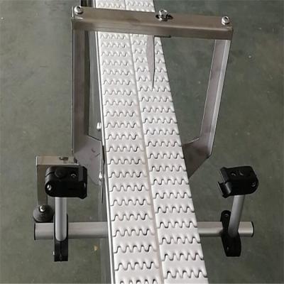 China Flexible Chain Conveyor, Table Top Flat Chain Conveyor, Slat chain conveyor for sale