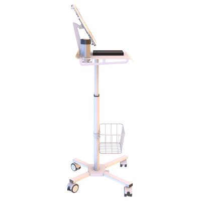 China Modern Mobile Stand for Tablet PC Laptop and Tablet Stand Mobile Workstation for Hospital Clinic for sale