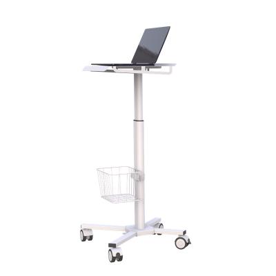 China High Quality Modern New Design Workstation Mobile Computer and Laptop Monitor Trolley Cart Hospital Mobile Medical Trolley for sale