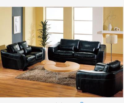 China (Other) Black Italian Contemporary Modern European Adjustable Living Room Set Genuine Leather Sofa for sale