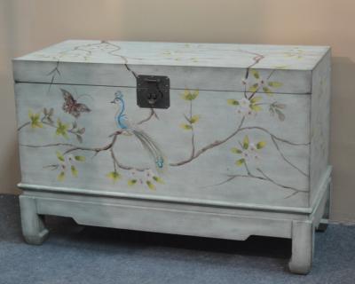 China Viable Reproduction Antique Classic Country America Art Furniture Hand Painted Trunk for sale