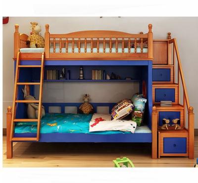 China Contemporary Furniture Teenagers Kids Solid Wood Bunk Bed for sale