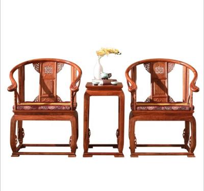 China Leisure Chair Country Luxury Chinese Rosewood Palace Living Room Antique Solid Wood Chair Full for sale