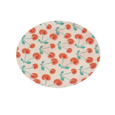 China Good Quality Sustainable Tableware Bio Custom Printed Bamboo Fiber Dish for sale