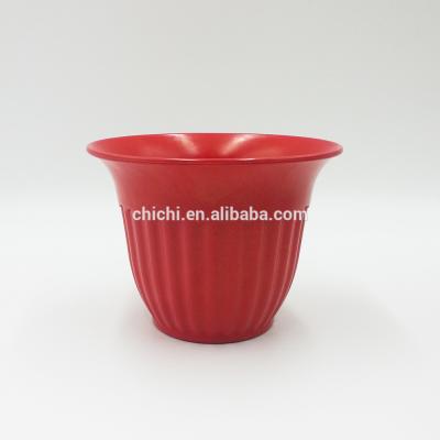 China New Design Eco - Friendly Bamboo Fiber Plant Pot Biodegradable Flower Pot For Garden for sale