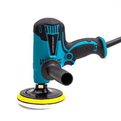 China 600W Mini Rotary Electric Orbital Floor Car Polisher Machine Pad Sander Waxing Buffing Car Waxer Beauty Wet Polisher Adjustable for sale