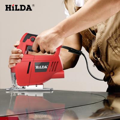 China Wood Saw Hilda 910W/1200W Household Woodworking Jig Saw Multifunction Wood Board Cutting Machine Electric Jig Saw for sale