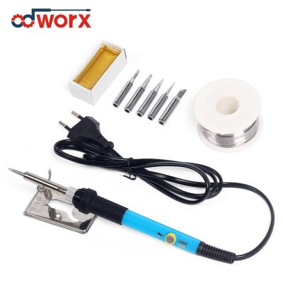 China Building Material Shops 220V Replaceable 60 Watt Electric Welding Iron Kit Tool Power Soldering Iron Welding Tip for sale