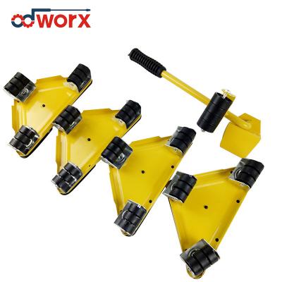 China Factory 5 sets of iron triangular motors tools portable heavy furniture mover tool for sale