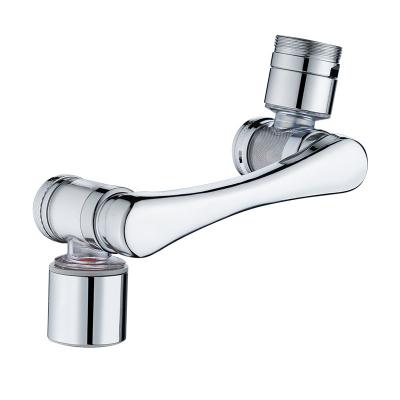 China Universal Rotatable Nozzle Bubbler Universal Rotatable Extender Water Faucets Mechanical Arm Faucet Splash Proof Universal Joint Artifact Rocker Arm for sale