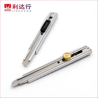 China Small Size Heavy Duty Stainless Steel Utility Knife Cutting Cutter CS801 for sale