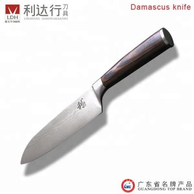 China Sustainable Hand Forged Damascus Blade Super Cut LDH French Knife for sale