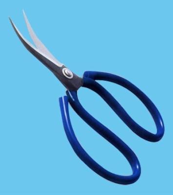 China Eco-Friendly Leather Cutter Mn-steel Curved Blade Special Scissors Shoes Leather Cutter for sale