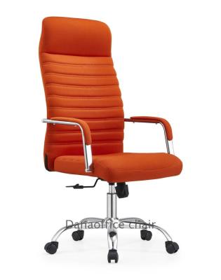 China Red Electronic Components Vinyl Headrest Stool Staff Executive Swivel Luxury Singles Chairs For Waiting Room Office Chair for sale