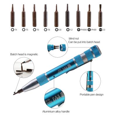 China Repairing BESTOOL 608 18 BSI In 1 Sets Cell Phone Mobile Phone Laptop Screwdriver Disassemble Opening Repair Tool Kit for sale